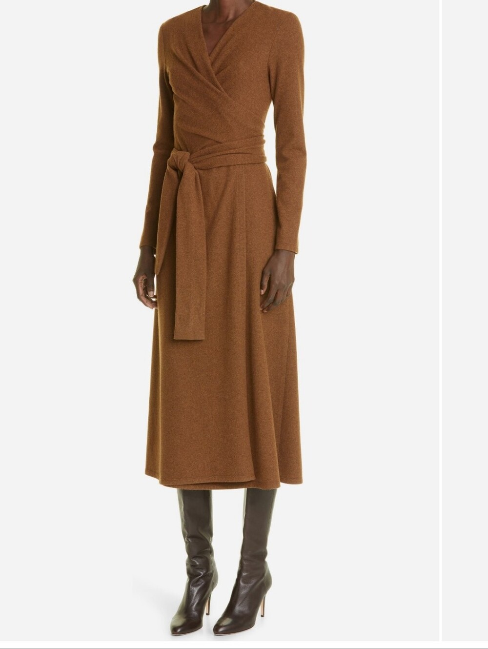 Lafayette 148 New York Irelyn long Sleeve Wool & Cashmere Midi Dress